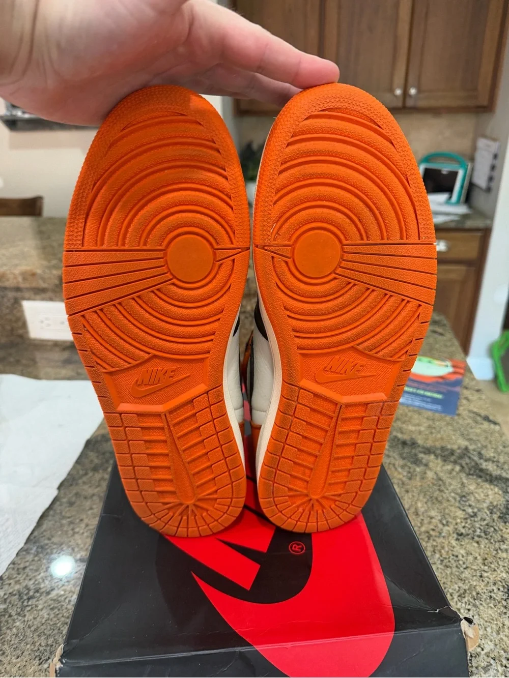 (2015) Air Jordan 1 Retro High OG 'Shattered Backboard' - Black/Orange/White